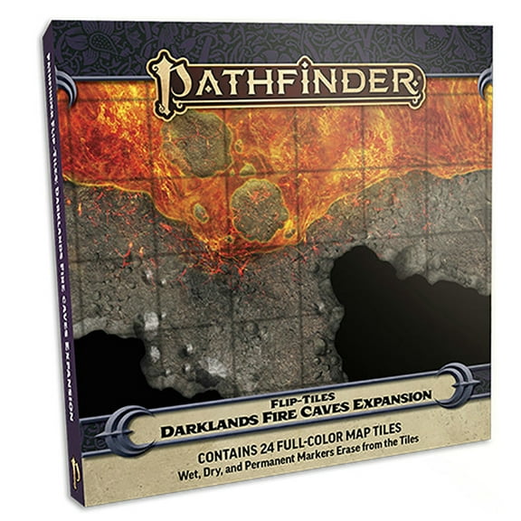 Paizo Publishing Flip-Tiles - Darklands Fire Caves Expansion New