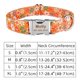 thumbnail image 1 of Adjustable Nylon Personalized Dog Collar Unisex Dog Supplies Small Medium Large Print Flower Pet Collar Custom Pet Products Tag qym unisex, 1 of 2