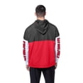 thumbnail image 5 of Men's-New Era  Red/Black Cincinnati Reds Color Block Full-Zip Hoodie Windbreaker, 5 of 5