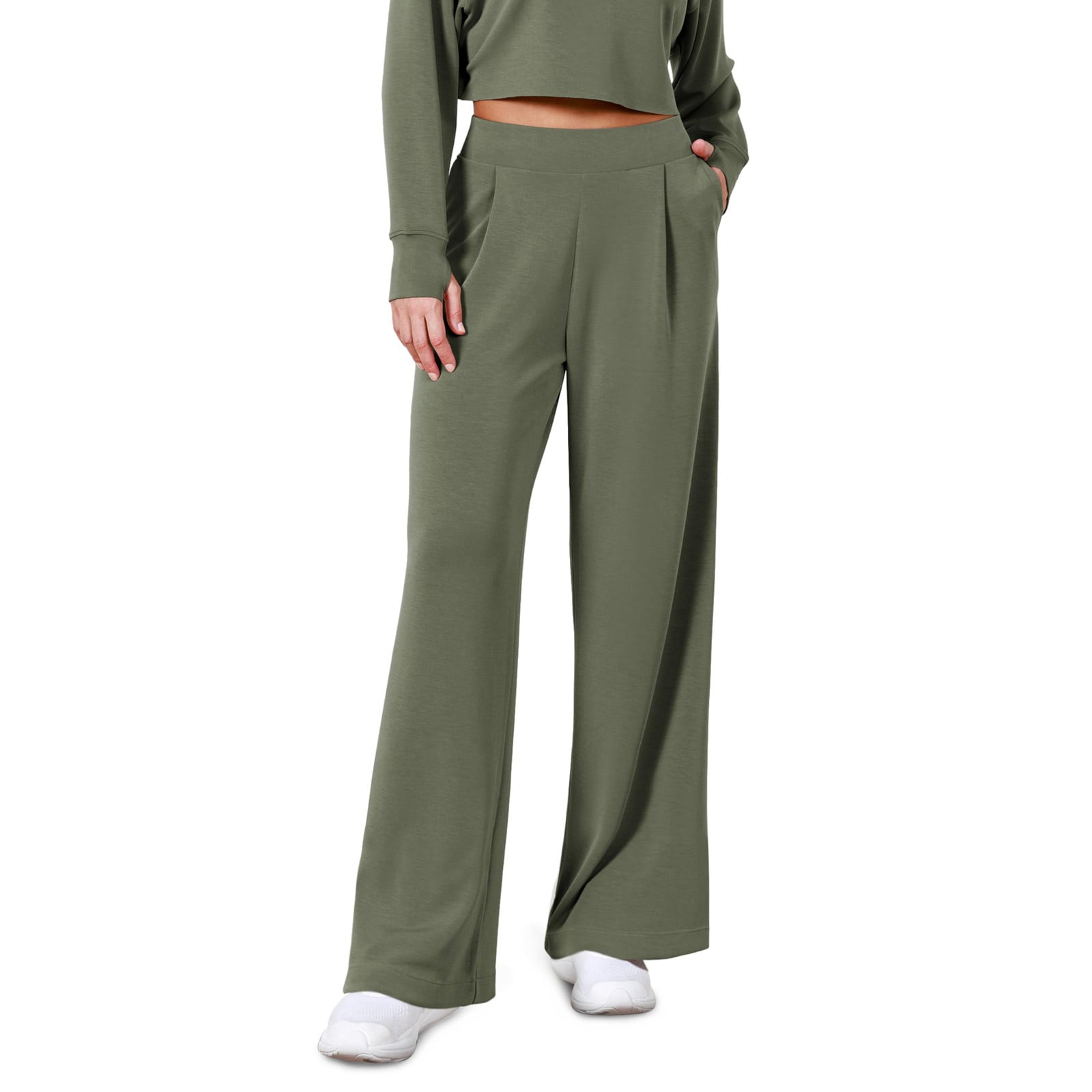 Ocean Waffle Linen Trousers - Linenfox