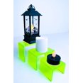 thumbnail image 7 of T'z Tagz New 2 Inch Deep 3 Piece Neon Green Acrylic Riser Display Stand Set 3, 7 of 7