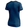thumbnail image 3 of Women's Navy USA Snowboarding U.S. Paralympics Core Primary Logo V-Neck T-Shirt, 3 of 3