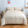 thumbnail image 5 of Nordic Kotak-kotak Selimut Penutup Pasangan Tempat Tidur Set 135 Tempat Tidur Ganda Penutup 150 Twin Queen King Seprai Linen 220X240 Selimut Penutup, 5 of 5