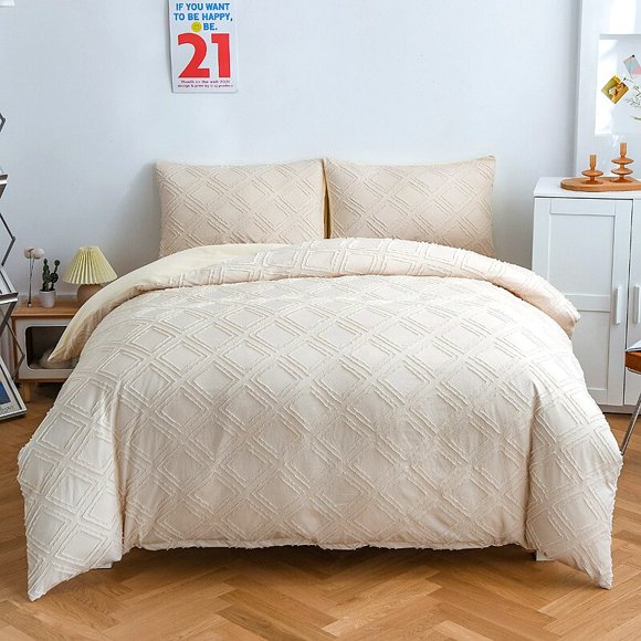 Nordic Kotak-kotak Selimut Penutup Pasangan Tempat Tidur Set 135 Tempat Tidur Ganda Penutup 150 Twin Queen King Seprai Linen 220X240 Selimut Penutup