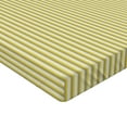 thumbnail image 2 of Ambesonne Vintage Fitted Sheet 2 Pcs Set, Retro Style Stripes, Twin XL, Pale Yellow White, 2 of 3