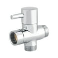 thumbnail image 2 of Bidet Sprayer Water Adapter, Solid Brass With  Plating 3-Way T Shape Diverter, Shower Arm Adapter With  Finish For Thermostatic Mixer Shower Valve, 2 of 8