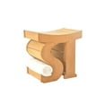 thumbnail image 3 of Grade-A Teak Wood Sparta Shower Seat 18" Outdoor Patio Stool Bench, 3 of 4