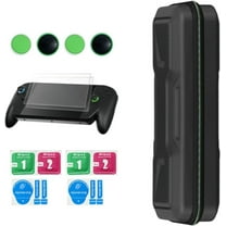 Hard Carrying Case for ROG Ally-X and for Xbox-Ally X Handheld Gaming Console, Drop-Proof Shockproof EVA Protective Carry Bag with 2 Tempered Glass Screen Protectors, 4 Joystick Thumbstick-Caps