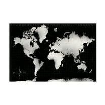 Trademark Fine Art 'World Mape 13' Canvas Art by ALI Chris