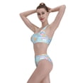 thumbnail image 6 of Picia Icecream Truck Women's High Waisted Bikini Scoop Neck Swimsuit Two Pieces Bathing Suit-X-Large, 6 of 8
