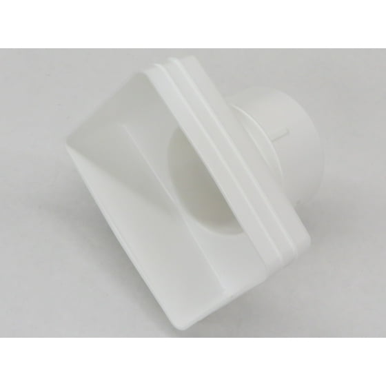Plastic Universal Downspout To Drain Tile Adapter 4x6x4 White Plastic Universal Downspout To Drain Tile Adapter 4x6x4 White Com