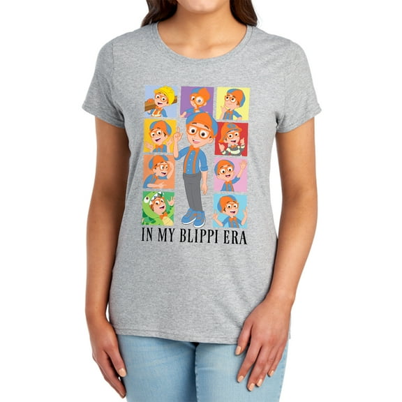 Blippi In My Blippi Era Women's T Shirt, Athletic Heather, 2X-Large