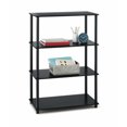 thumbnail image 1 of Mainstays 4 Shelf Storage Shelving Unit, Black, 1 of 2