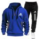 thumbnail image 3 of Chándal para hombre, cárdigan con cremallera, sudaderas con capucha, sudaderas para hombre 2024, sudaderas de moda, pantalones deportivos cómodos y ropa deportiva, 3 of 5