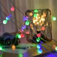thumbnail image 4 of Cadena de luces a pilas, 33 pies, 80 luces LED, globo de camping, luz de hadas para dormitorio, boda, decoración de fiesta de Navidad, 4 of 5