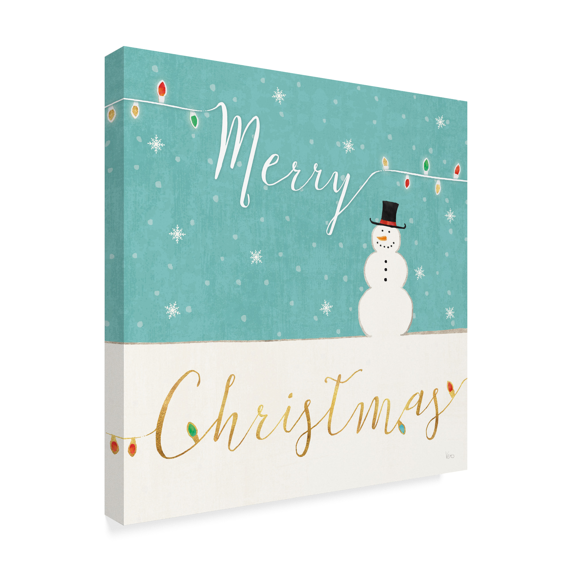 Trademark Fine Art 'Underlined Christmas I' Canvas Art by Veronique Charron