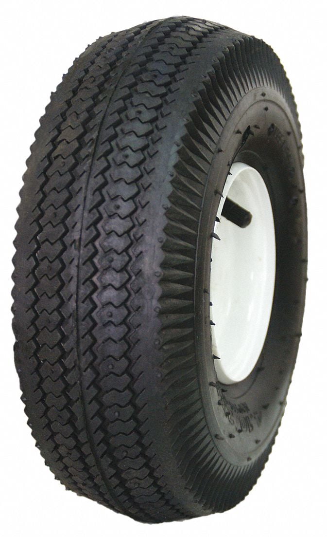 4.10x3.50-4 2Ply Sawtooth Tire for Hand Truck 4.10x3.50x4 Premium 