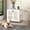 White, variant on Ironovahome 26" Heavy Duty Dog Crate Furniture, Chew-Proof & Escape-Proof Wooden Dog Cage with Safe Locks & Double Doors, Indoor Dog Kennel Pet House for Small Dogs Up to 10lb, White