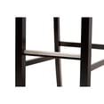 thumbnail image 5 of Baxton Studio Calista Modern and Contemporary Sand Fabric Upholstered and Espresso Brown Finished Wood 2-Piece Bar Stool, 5 of 7