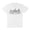 White, variant on Skyline Cape Town South Africa Shirt Unisex Large White