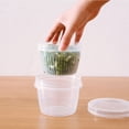 thumbnail image 4 of Fresh Storage Box Double Layer Food Keeping Hotel Restaurant Kitchen Refrigerator Organizing Container with Drain Basket, 4 of 9