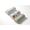 thumbnail image 5 of Sweet Jojo Designs Watercolor Floral Garden Sage Green Girl Fitted Crib Sheets Set 3 Piece, 5 of 6