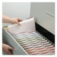 thumbnail image 3 of Reinforced Top Tab Colored File Folders, 1/3-Cut Tabs: Assorted, Letter Size, 0.75" Expansion, White, 100/Box, 3 of 3
