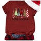 thumbnail image 1 of Gibobby Tops navideños para Mujer Camiseta de manga corta con manga raglán y estampado navideño para mujer(Vino,CH), 1 of 3