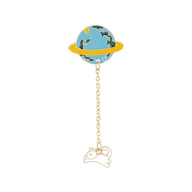 Fashionable Earth Astronaut Creative brooches planet brooches