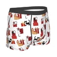 thumbnail image 3 of Disketp Cute Cat And Christmas Gift Men'S Boxer Briefs,Soft And Breathable Cotton Underwear With Comfortflex Waistband, 3 of 8
