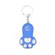 thumbnail image 3 of Accesorio de bolso de moda Llavero con luz LED y activación por voz en forma de pata de gato azul, 3 of 6