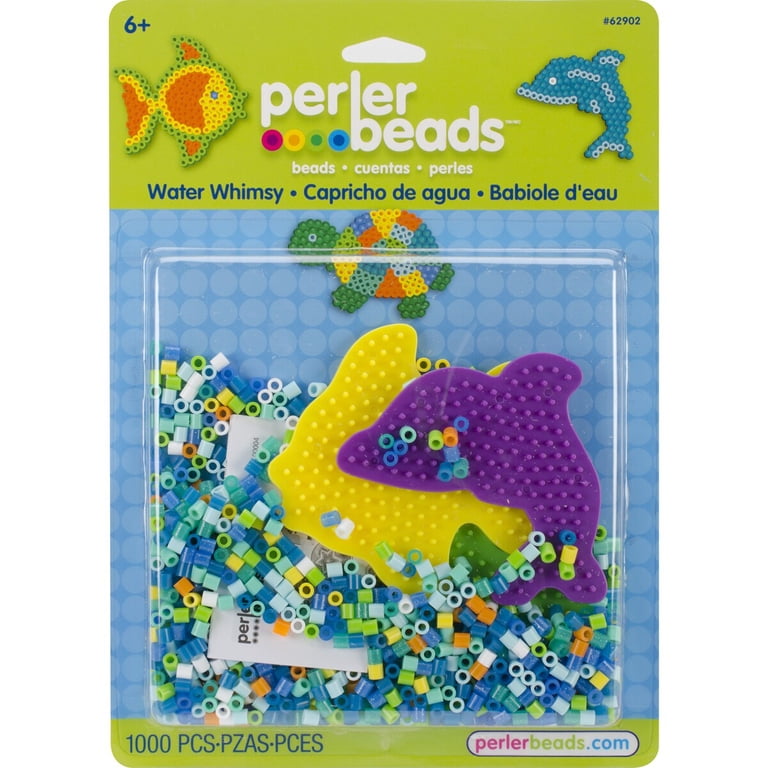 Perler Fun Fusion Perlen Set – 1000 Stück Gold – Bügelperlen Für Kreativprojekte, Für Kinder Ab 5 Jahren – Inkl. Anleitung