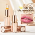 thumbnail image 6 of Colour Changing Lipstick, Tinted Lip Balm, Lip Stain Long Lasting, Lipstick Sets for Women, Suitable for All Skin Tones, Create a Charming Look, Moisturizing Lips, Gold leaf 3.5g * 2, 6 of 8