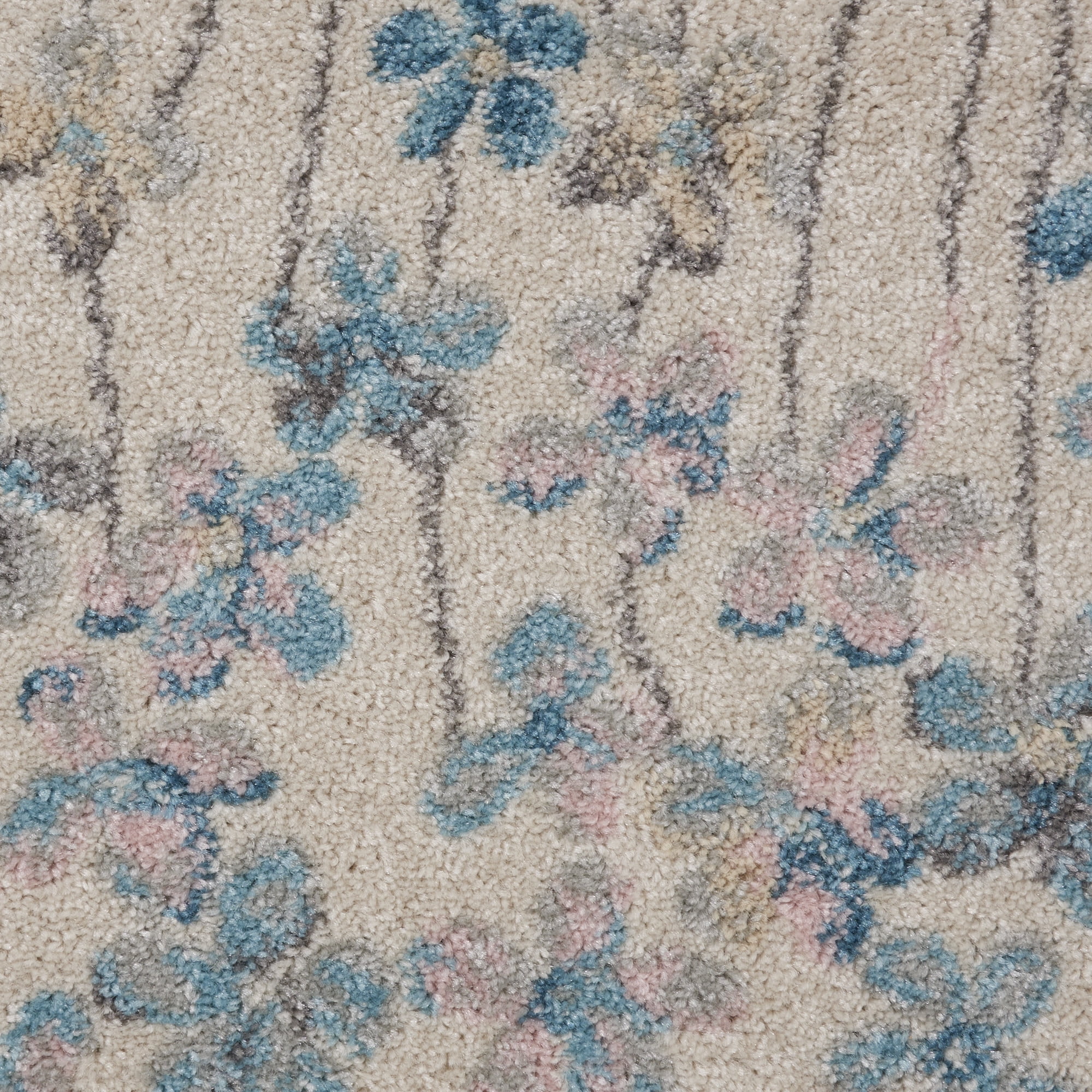 Desert Fields Contemporary Floral Ivory 2' x 4' Area Rug, (2' x 4')