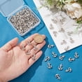thumbnail image 2 of 100Pcs Anchor Pendant Charm Ocean Themed Metal Pendants Bead Vintage Anchor Pandent Sea Nautical Necklace Charms for DIY Sailor Navy Ornaments Jewelry Making Accessories, 2 of 6