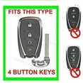 thumbnail image 7 of Dobrev Genuine Leather Case Protector Fob Cover Keyless Entry Smart Chevy Remote Holder for Chevrolet Volt Bolt Trailblazer Hatchback Cruze Traverse Equinox Trax 2017 2018 2019 2020 Key, 7 of 7