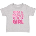 thumbnail image 3 of Inktastic Gigi and Papa Girl Cute Granddaughter Girls Baby T-Shirt, 3 of 5