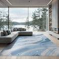 thumbnail image 2 of ODIKA 8'x10' Washable Area Rug Grey Tan Painterly Asymmetrical Motif Scattered Dot Alfombras for Living Room, Under Sectional, Family , Durable, Non-Slip, 2 of 7