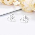 thumbnail image 5 of Fashion Trend Celtic Knot Women s Stud Earrings Light Luxury Jewelry Prom Party Dress Accessories Gift, 5 of 5