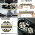 thumbnail image 5 of XYZCANDO Aztec Tribal Running Horse Print 15 Pcs Car Seat Covers Full Set with Steering Wheel Cover Seatbelt Pads Trash Bin Air Vent Storage Bag Rearview Mirror Cover Coaster Lipstick Cover, 5 of 6