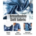 thumbnail image 2 of CASSIE LIZ Plus Size Tie Dye V Neck Tops for Women Summer Short Sleeve Loose Fit Casual Tee Spring Fashion Blouse Tops for Vacation Beach Daily Wear Weekend Outings (XL-6XL), 2 of 3
