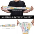 thumbnail image 5 of Lsque Zebra Colourful Cooling Arm Sleeves for Men & Women -Compression Sleeves to Cover Arms for Working,Sun Sleeves for UV Protection,Breathable, Moisture-Wicking, 5 of 8