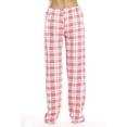 thumbnail image 3 of Just Love Women's Plaid Pajama Pants in 100% Cotton Jersey - Comfortable Sleepwear for Women (Coral - Plaid, 2X), 3 of 3