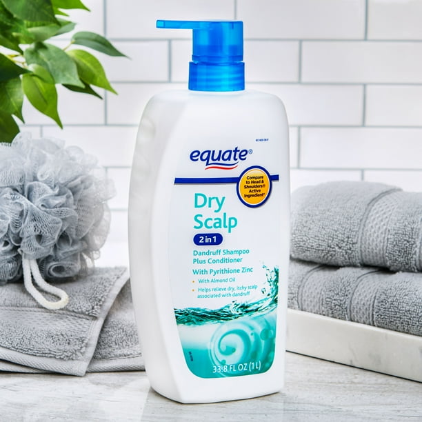 Equate Dry Scalp 2 in 1 Dandruff Relief Nourishing Shampoo Plus
