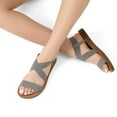 thumbnail image 5 of Dream Pairs Women's Elastic Ankle Strap Summer Flat Sandals, 5 of 7