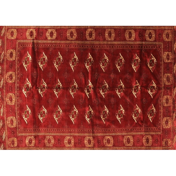 Ahgly Company Indoor Rectangle Persian Orange Traditional Area Rugs, 2' x 3'
