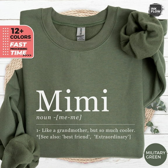 Mimi Definition Sweatshirt, Grandma Sweater, and Mimi Hoodie, Mothers Day Gift, Moms, Grandparents Gift, Trendy Top TSHIRT All Size S-5XL