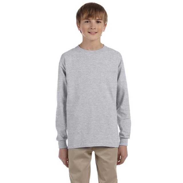 Jerzees T-Shirt à Manches Longues pour Jeunes 5.6 oz. Dri-Power ACTIVE - OXFORD - m