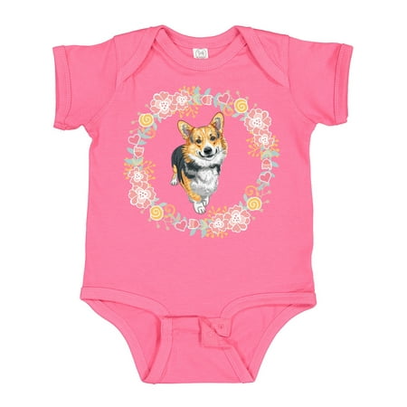 

Inktastic Corgi Gifts for Dog Lovers Gift Baby Girl Bodysuit