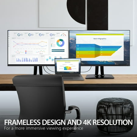 ViewSonic - 27 LCD 4K UHD Monitor (DisplayPort USB, HDMI) - Black